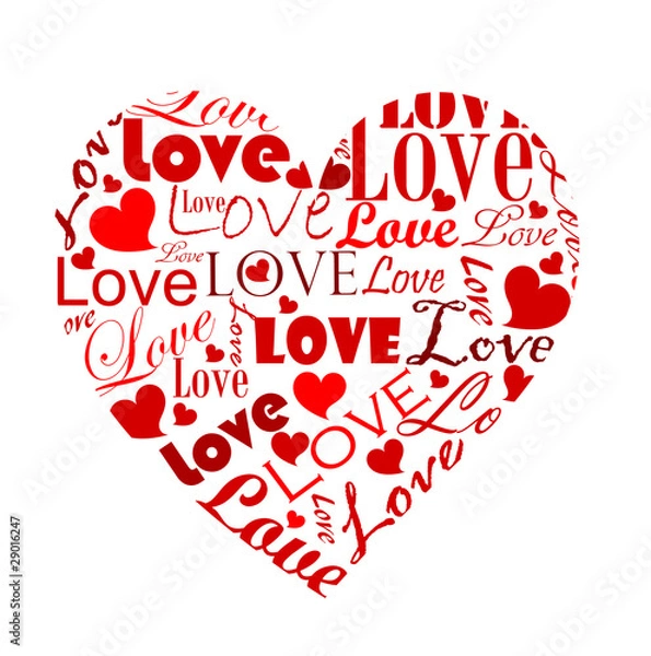 Fototapeta Vector heart