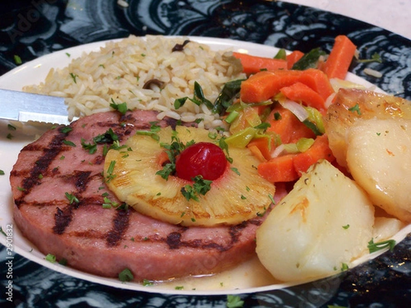 Obraz virginia ham steak