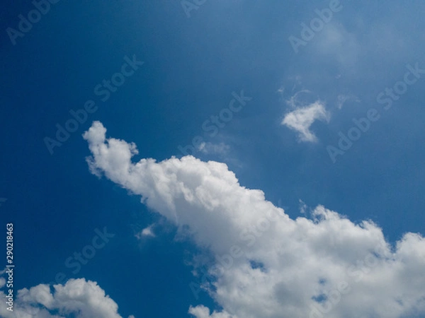 Obraz blue sky with the clouds