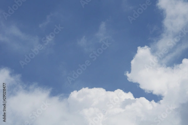 Obraz blue sky with the clouds