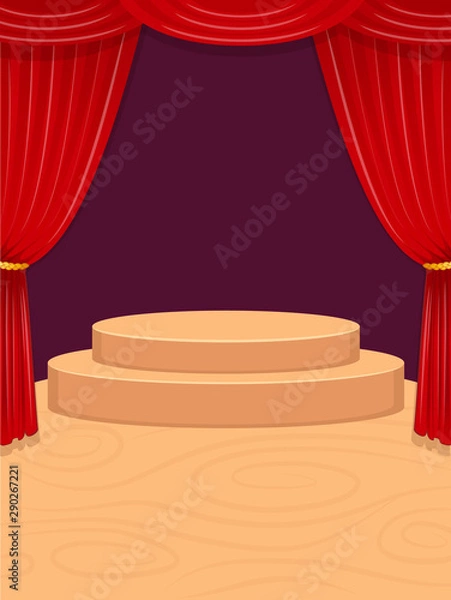 Obraz Empty performance stage