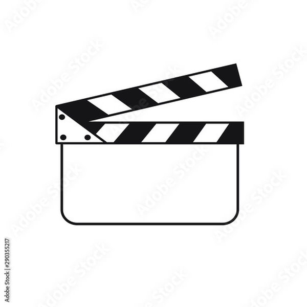Fototapeta Clapperboard Icon
