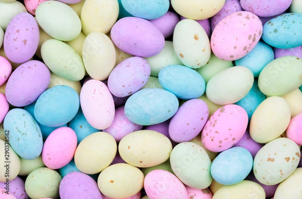 Fototapeta Mini Speckled Easter Eggs
