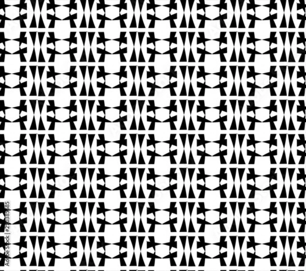 Fototapeta Abstract pattern black and white color for background and wallpaper