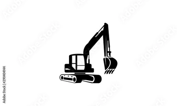Fototapeta Excavator vector