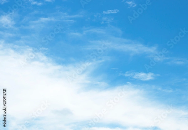 Fototapeta Blue sky white clouds