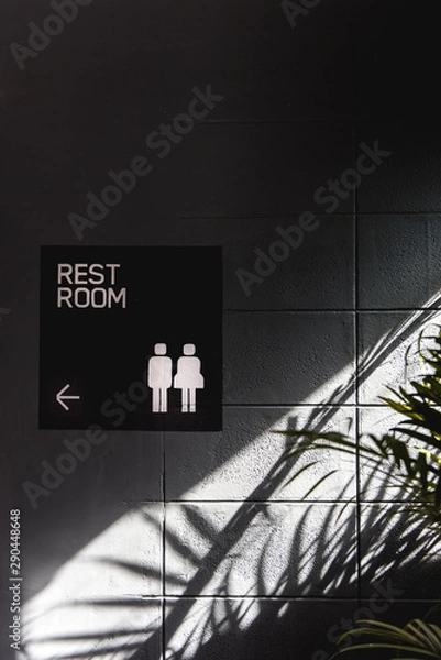 Obraz rest room sign
