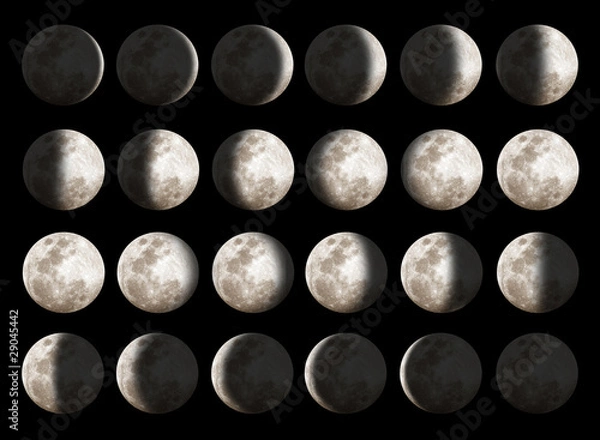 Obraz Fazy ​​księżyca
