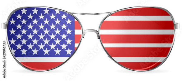 Obraz usa sunglasses