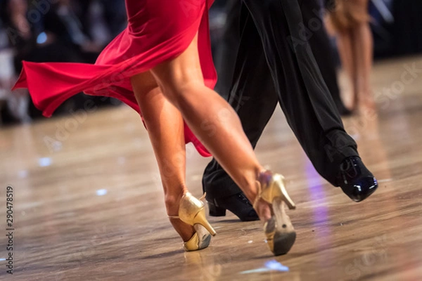 Obraz couple dancing latin dance