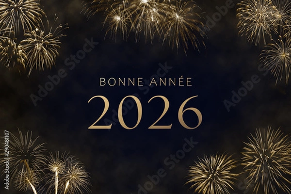 Obraz bonne année 2026