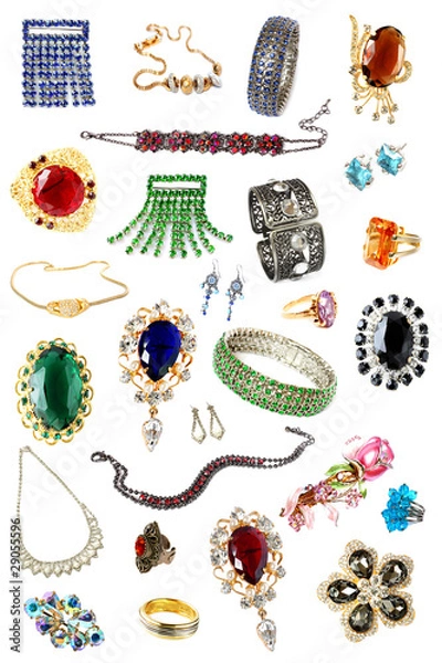 Obraz collection of feminine accessories