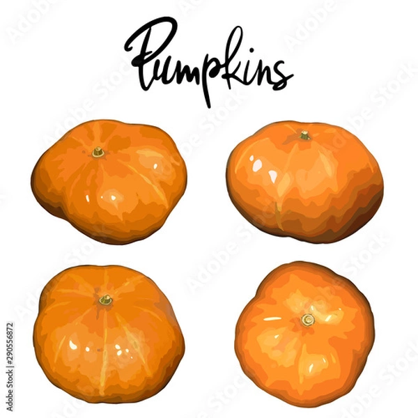 Fototapeta Pumpkins for Halloween