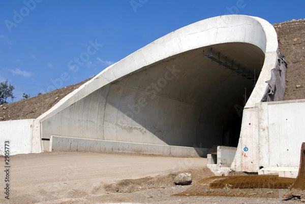 Obraz cement tunnel