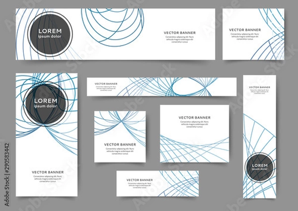 Fototapeta Web banner templates