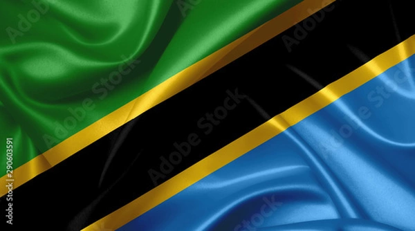 Obraz tanzania flag