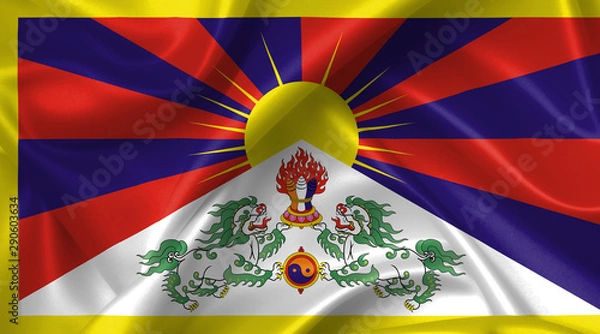 Fototapeta tibet flag