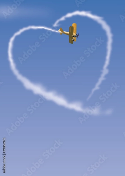 Fototapeta Himmelsschreiber