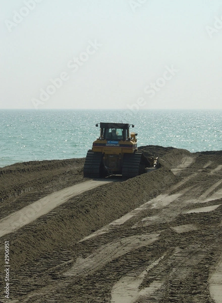 Obraz caterpillar escavatore