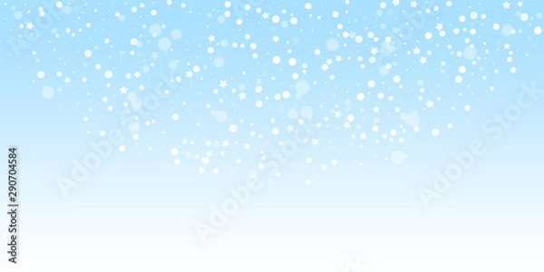 Fototapeta Magic stars random Christmas background. Subtle fl