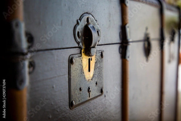 Obraz Serrure de coffre ancien