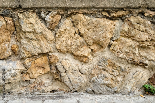 Obraz muro de piedra rustico