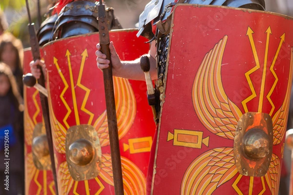 Obraz armaduras y vestimenta ejercito romano