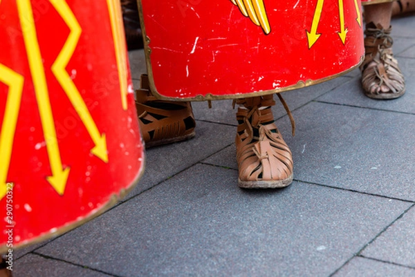 Obraz armaduras y vestimenta ejercito romano