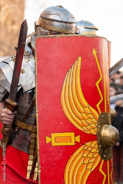 Obraz armaduras y vestimenta ejercito romano