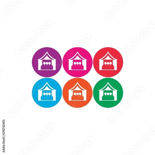 Fototapeta House logo template vector icon design