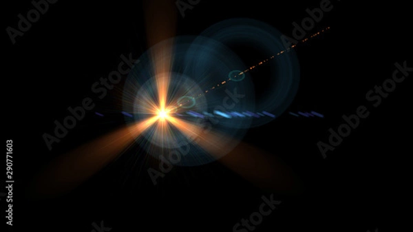 Obraz Bright Orange Lens Flare
