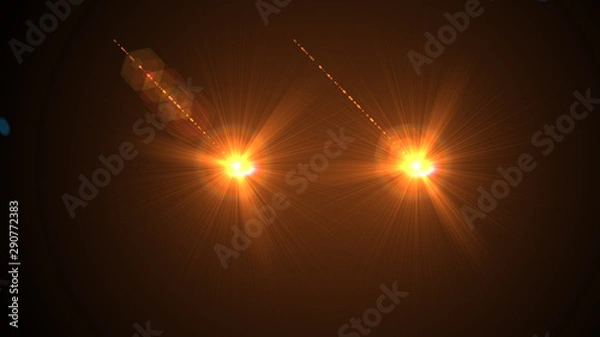 Obraz Bright Orange Lens Flare
