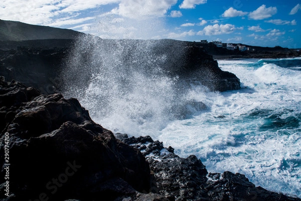Fototapeta Clouds over the sea