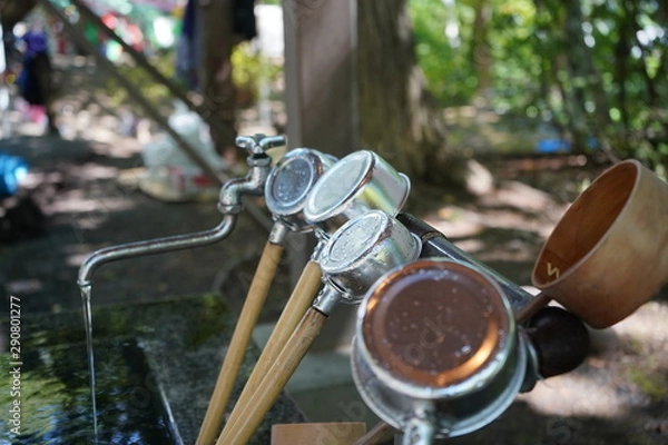 Obraz 神社の手水