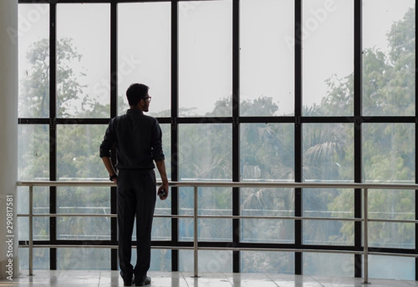 Fototapeta Corporate Look standing with classy pose 