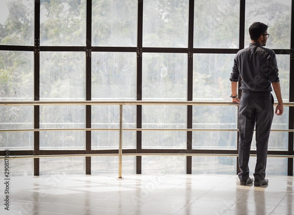 Fototapeta Corporate Look standing with classy pose 