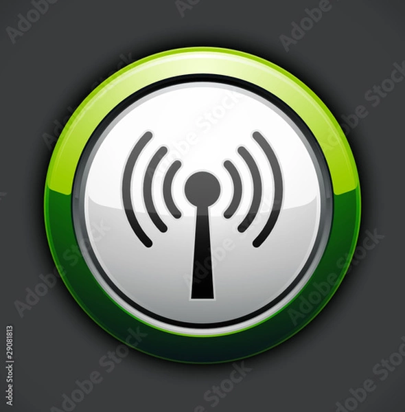 Fototapeta icône antenne