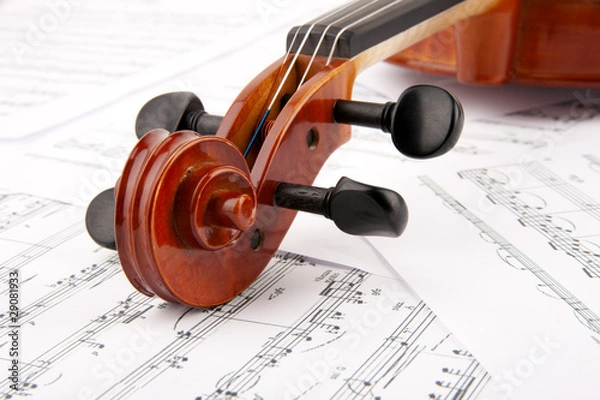 Obraz Gryf skrzypiec