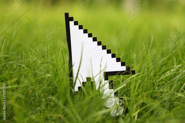 Obraz Mouse cursor or pointer, internet concept