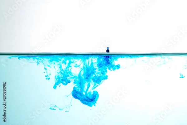 Obraz blue water surface