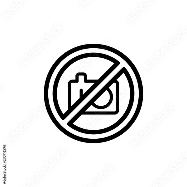 Obraz camera icon trendy