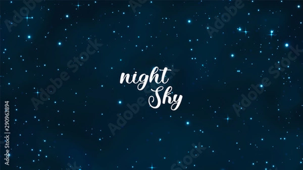 Obraz Night Sky Backrgound