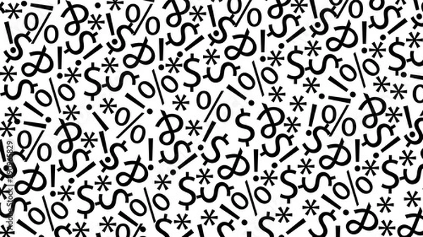 Fototapeta alphabetical pattern background