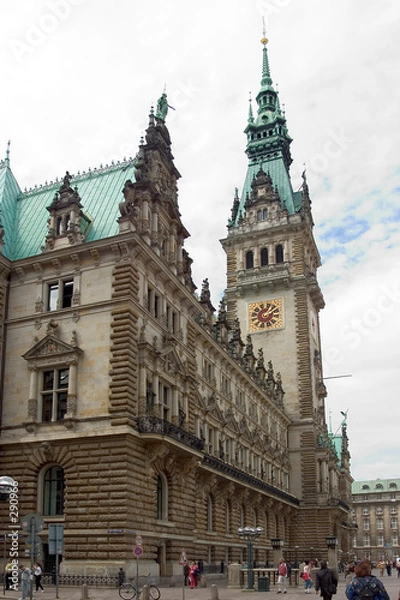 Obraz rathaus hamburg