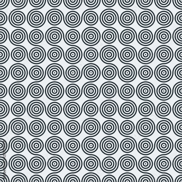 Fototapeta Truchet Random Pattern Generative Tile Art background illustration