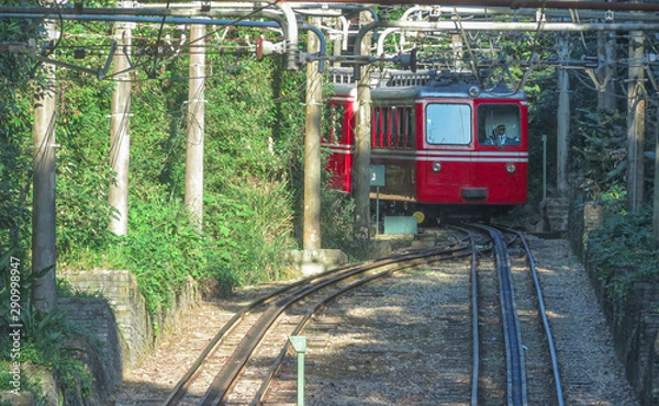 Fototapeta train at station