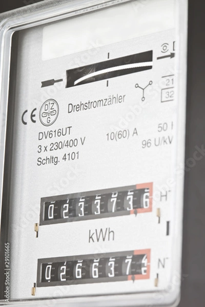 Fototapeta Stromzähler
