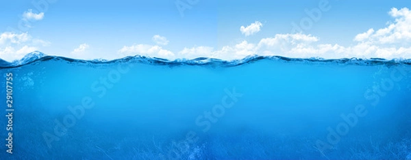 Obraz podwodna scena