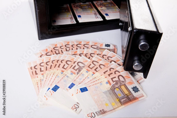 Fototapeta Geld im Safe