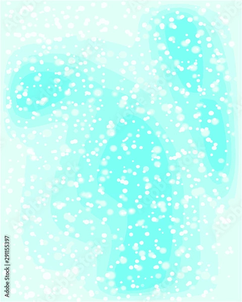 Fototapeta Snowflakes swirl